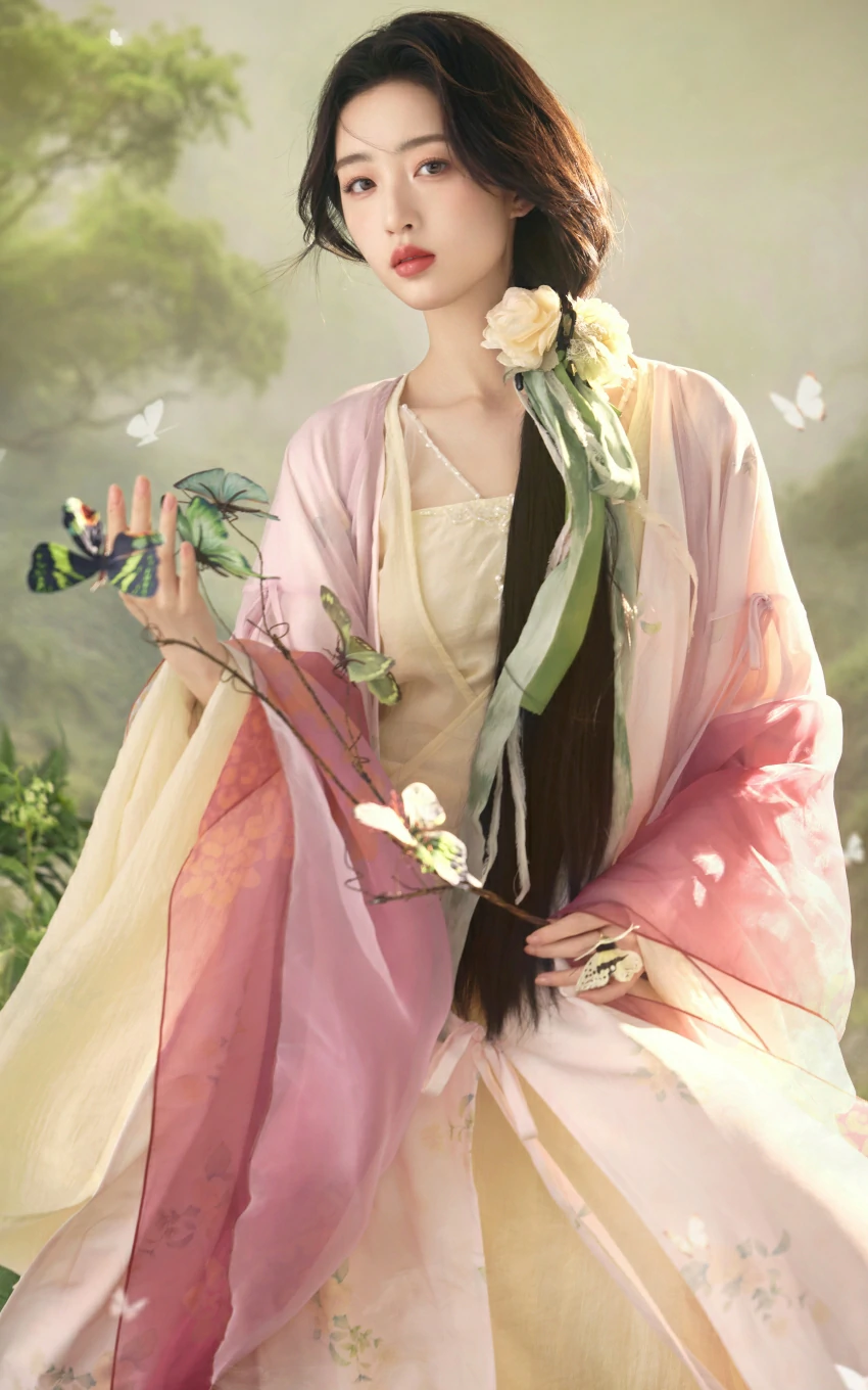 唯美国风美女邓恩熙4k手机壁纸竖屏