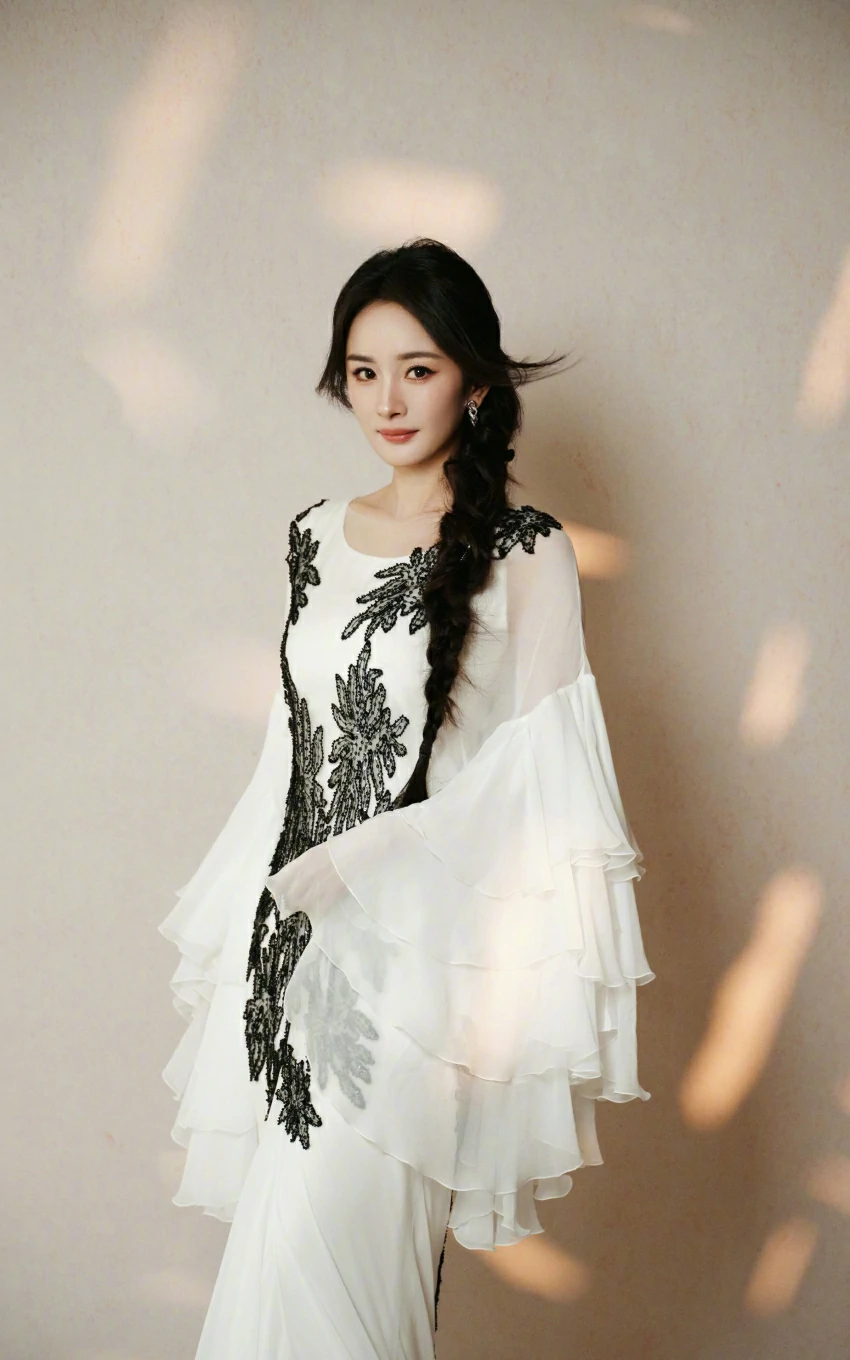 杨幂 白裙 高清美女 4k手机壁纸竖屏