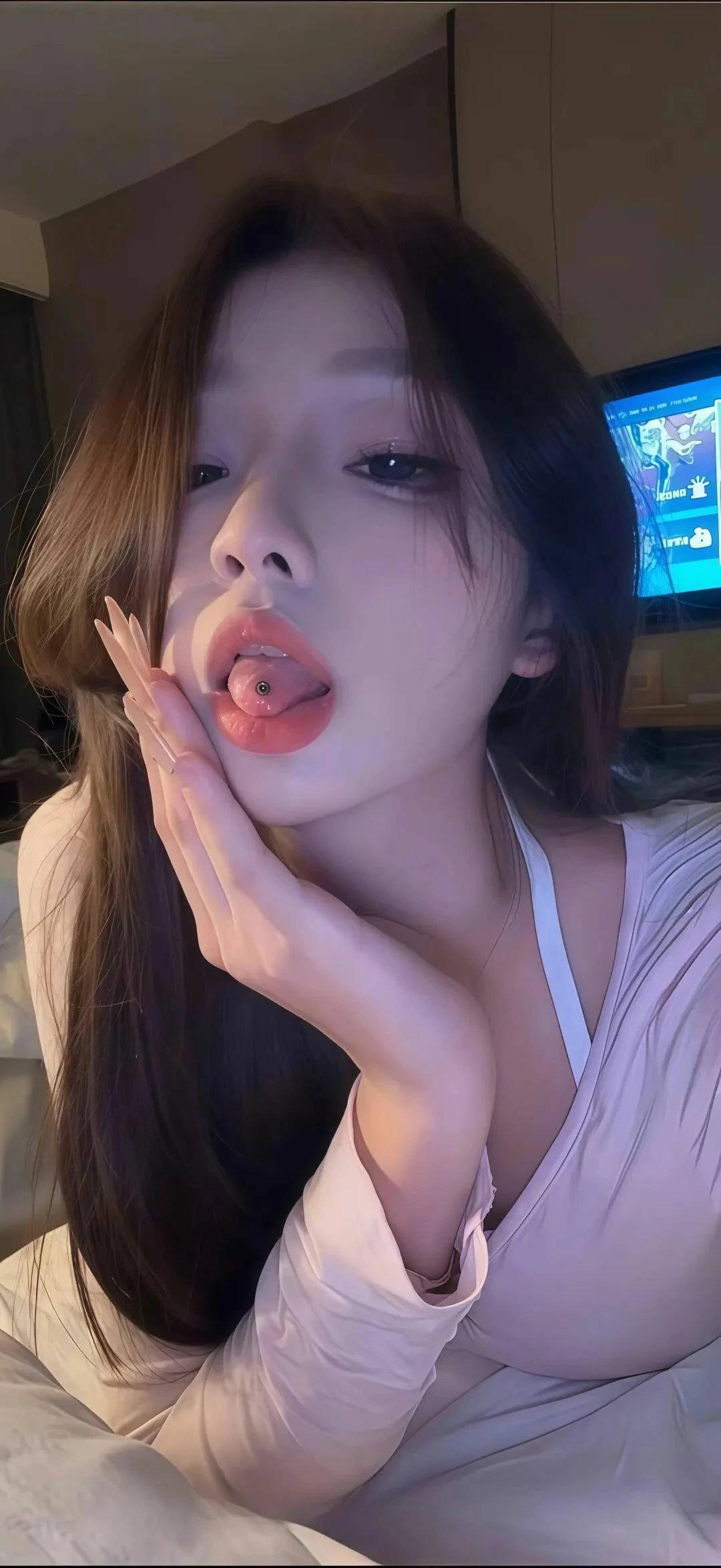 诱惑长发美女男友视角手机壁纸